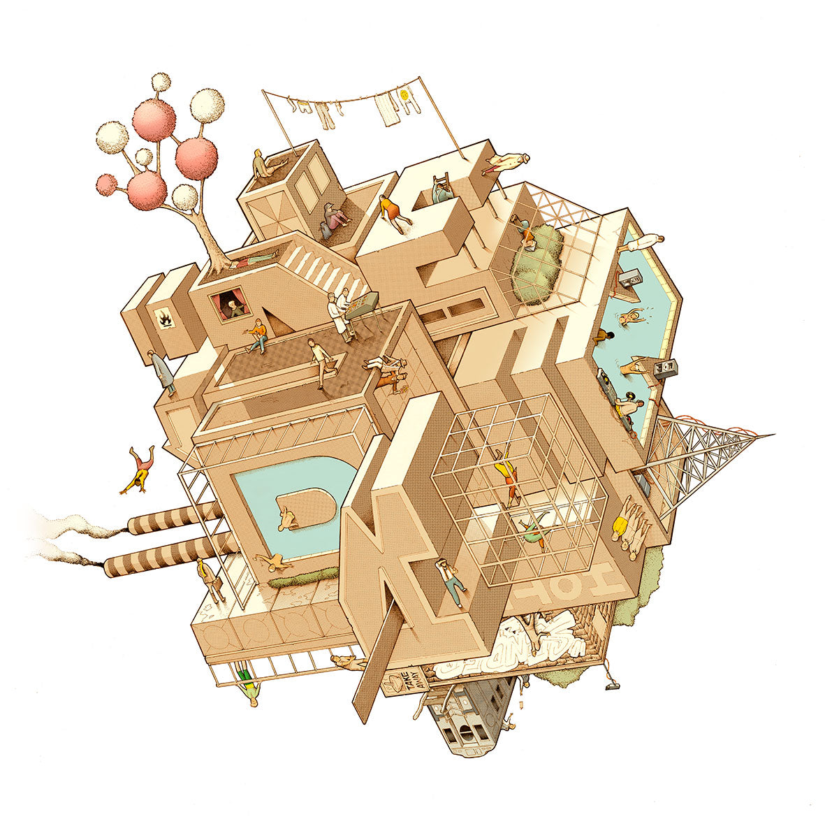 Planet Sender - Giclée print