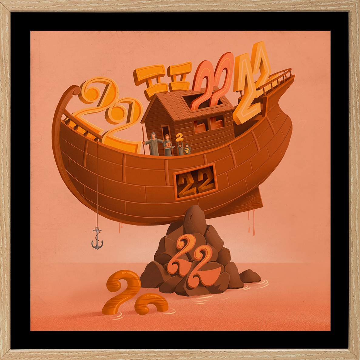 Digit '2' - Giclée print