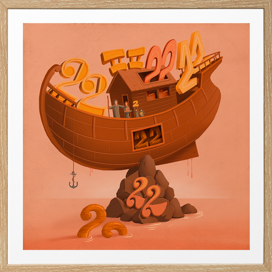 Digit '2' - Giclée print