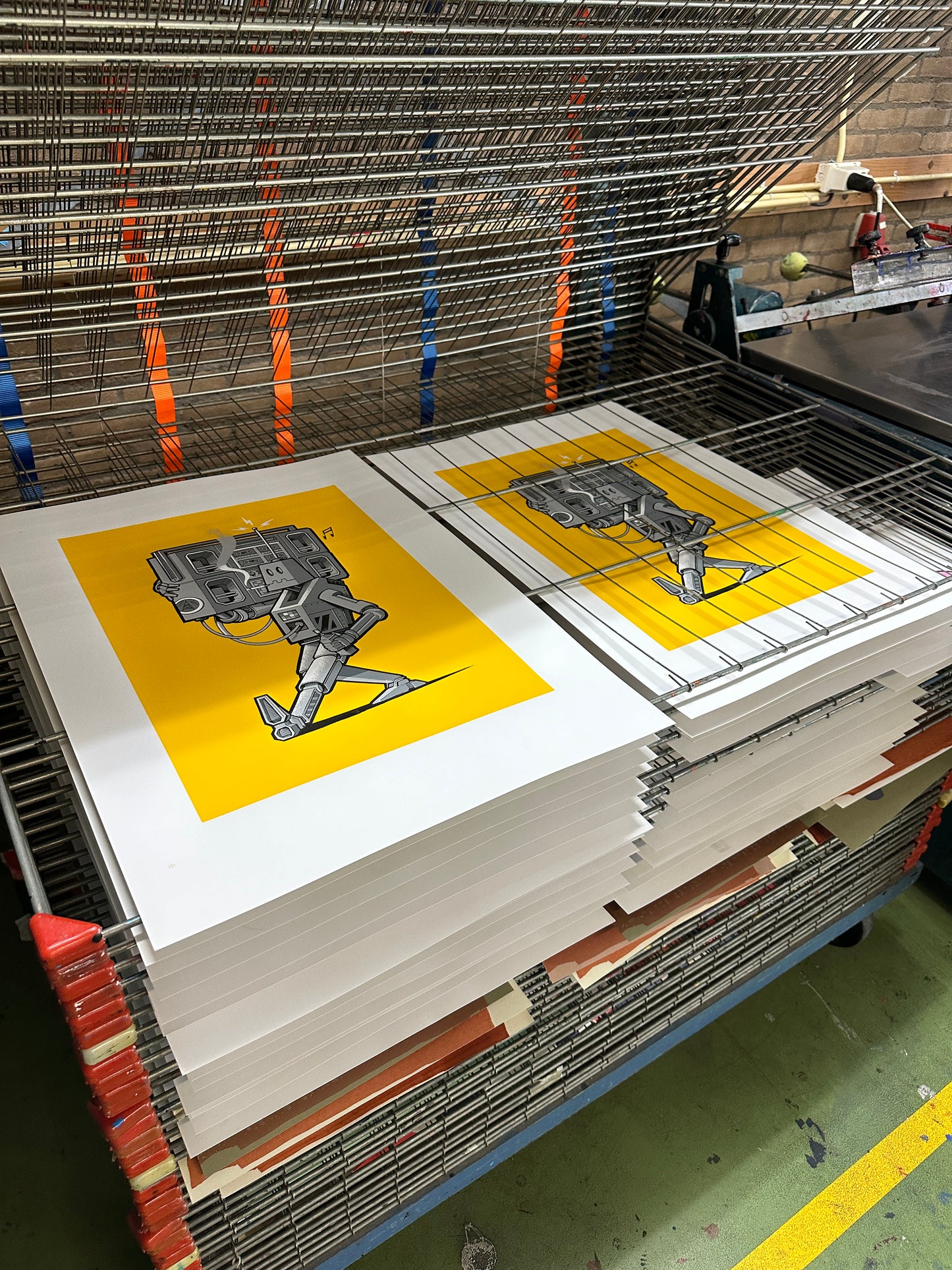 A Perfect Day - Silkscreen Print Yellow