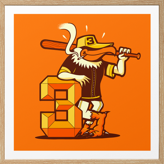 Digit '3' - Giclée print