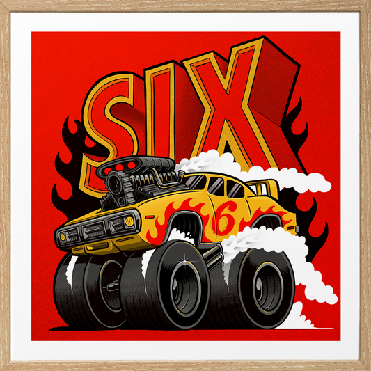 Digit '6' - Giclée print