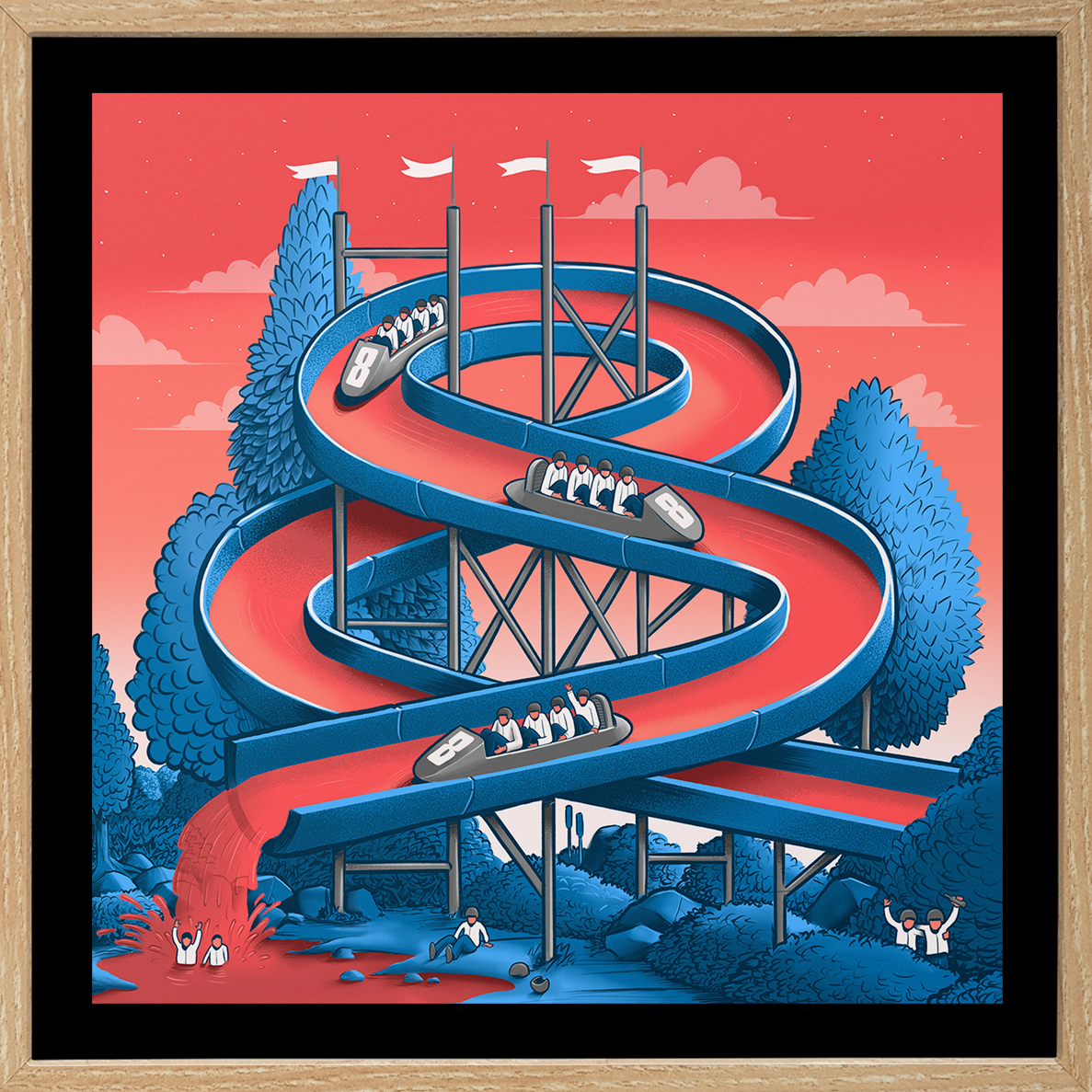Digit '8' - Giclée print
