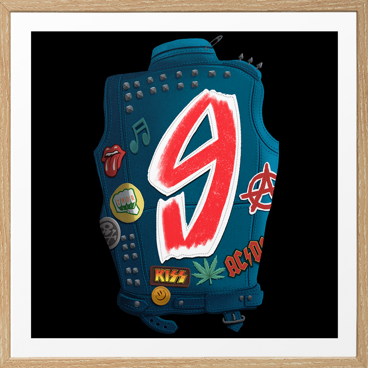 Letter 'D' - Giclée print