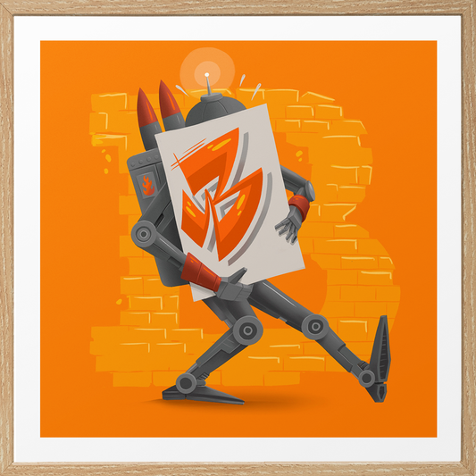Letter 'B' - Giclée print