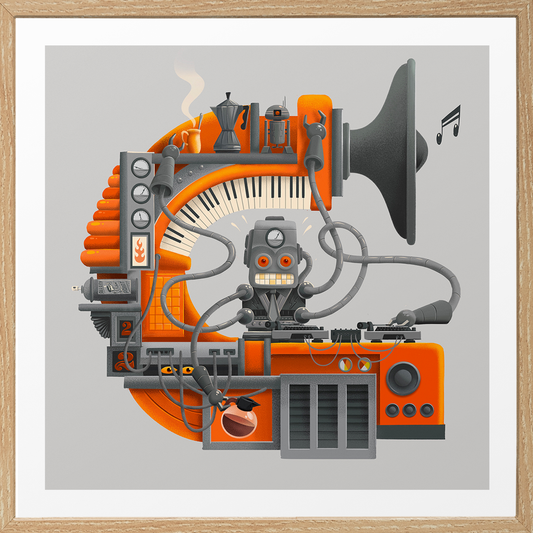 Letter 'C' - Giclée print