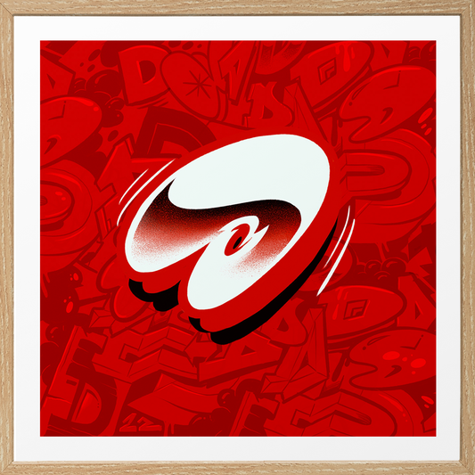 Letter 'D' - Giclée print
