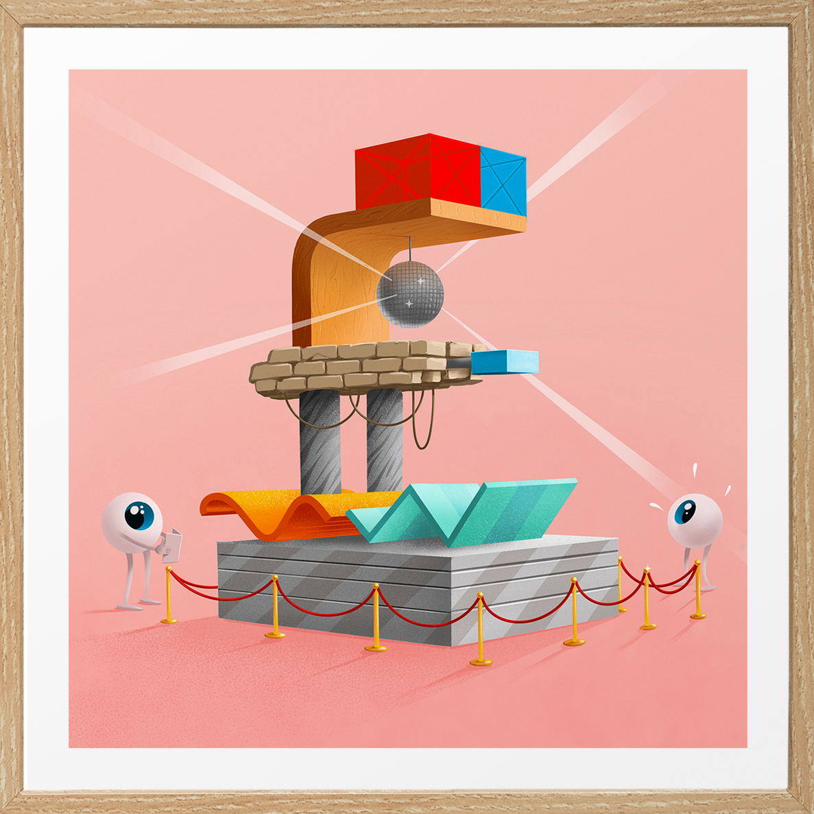 Letter 'E' - Giclée print