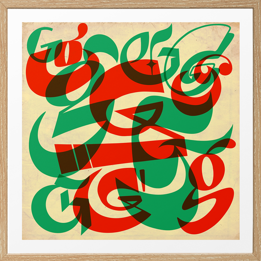 Letter 'G' - Giclée print