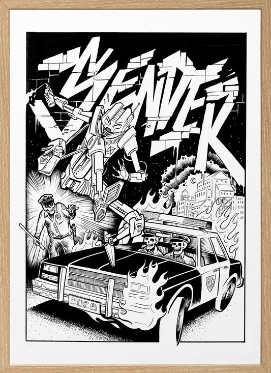 Getaway - Silkscreen print