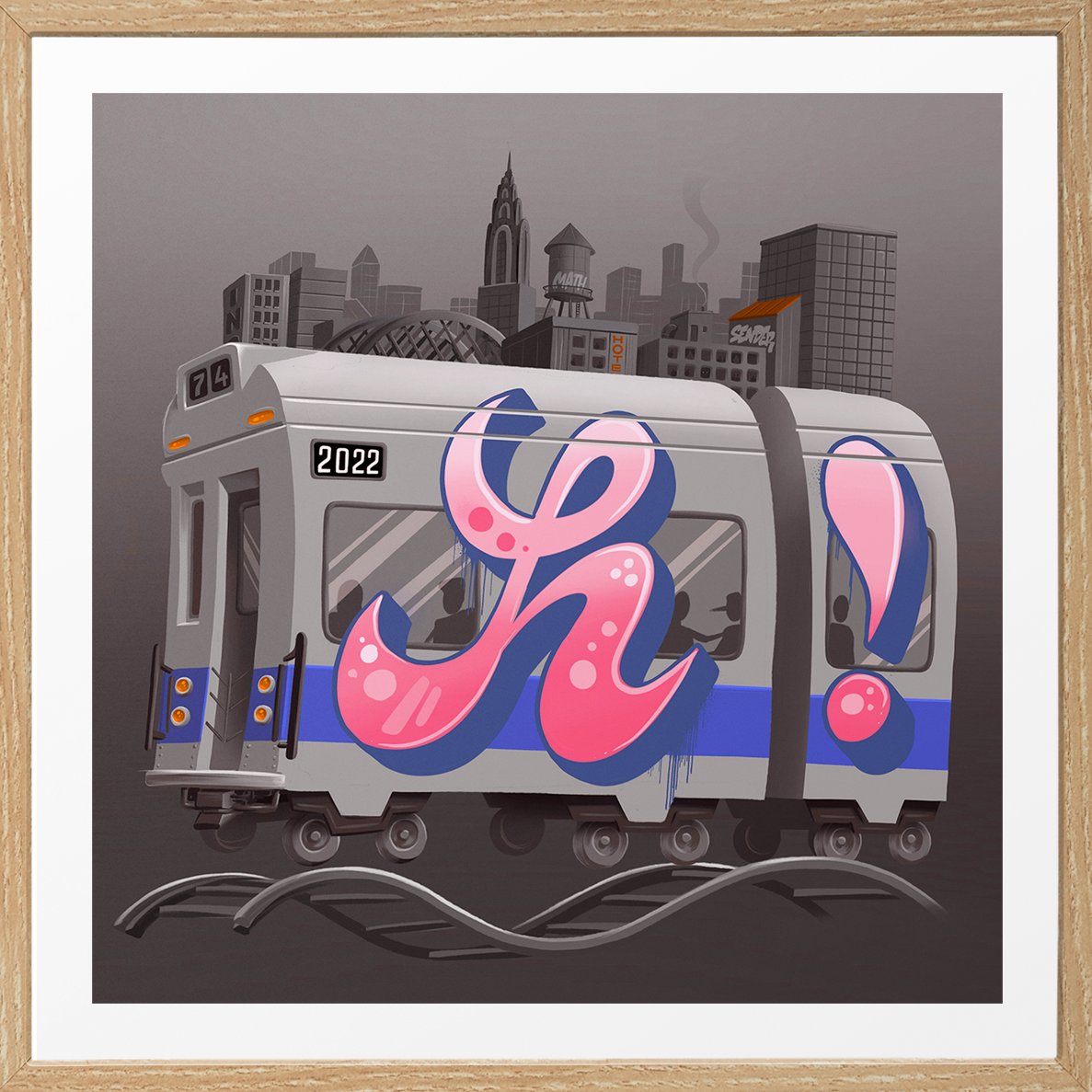 Letter 'H' - Giclée print