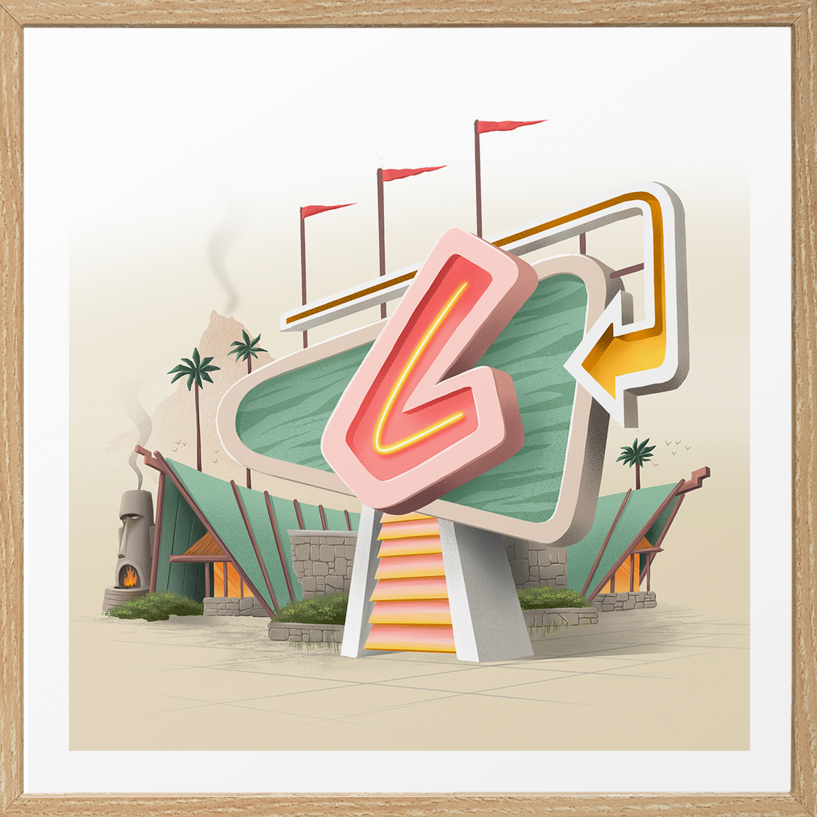Letter 'L' - Giclée print