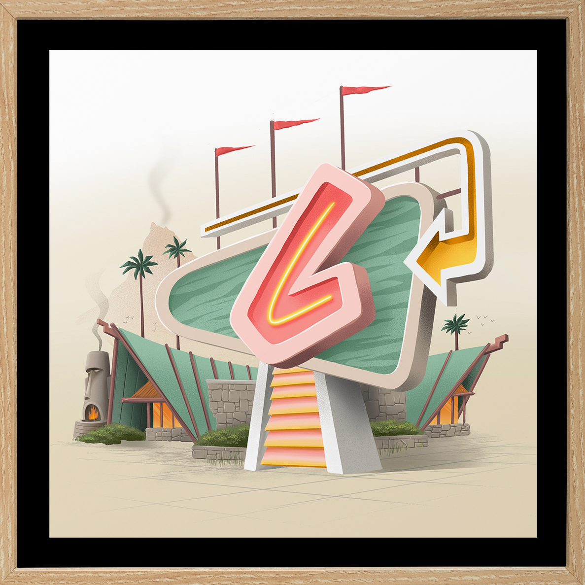 Letter 'L' - Giclée print