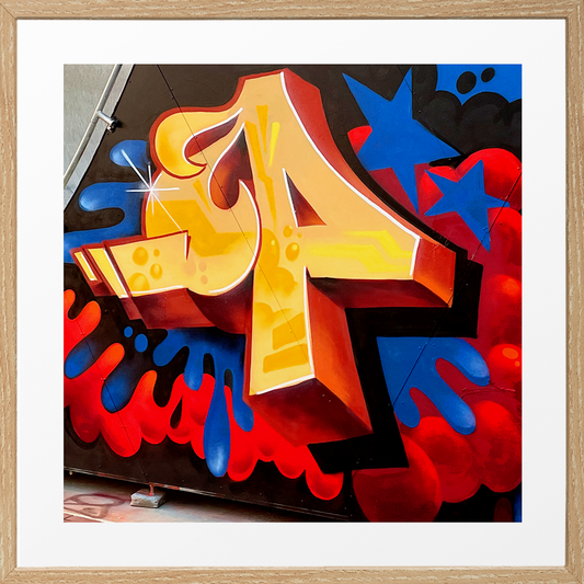 Letter 'P' - Giclée print