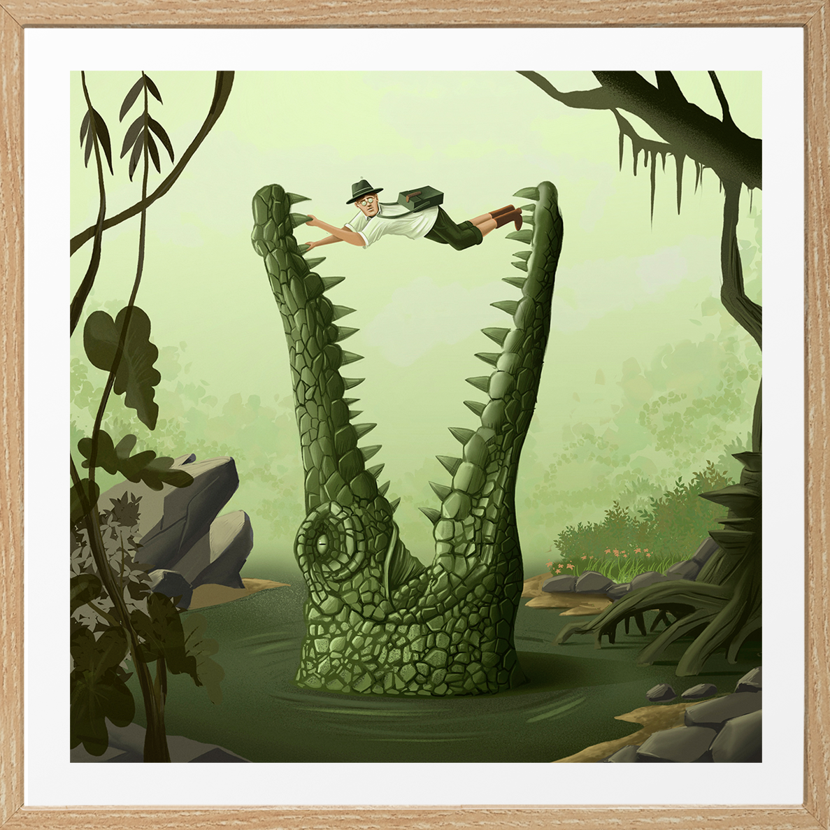Letter 'V' - Giclée print