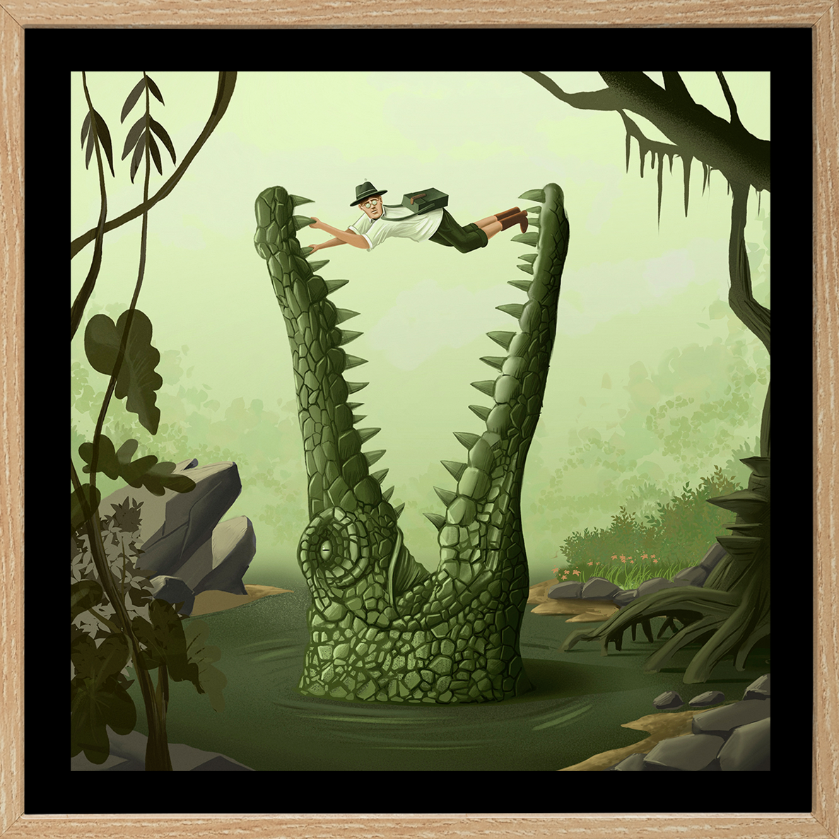 Letter 'V' - Giclée print