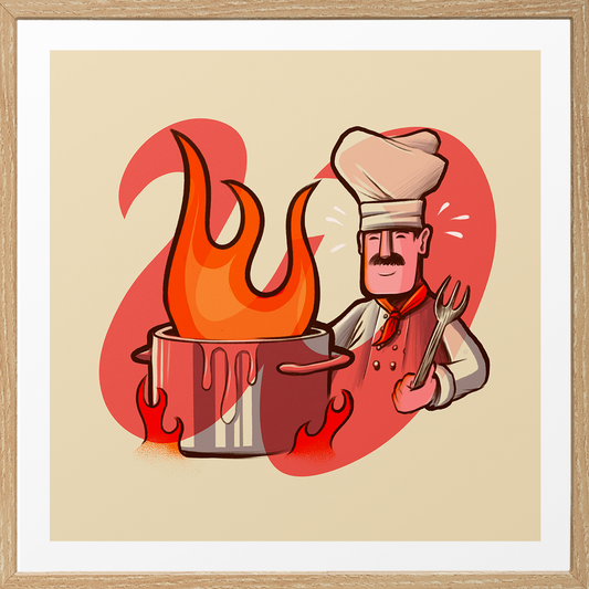 Letter 'W' - Giclée print