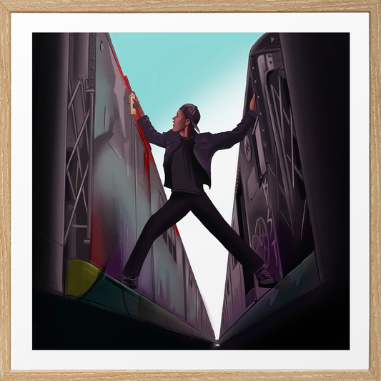 Letter 'X' - Giclée print - (Dondi tribute)