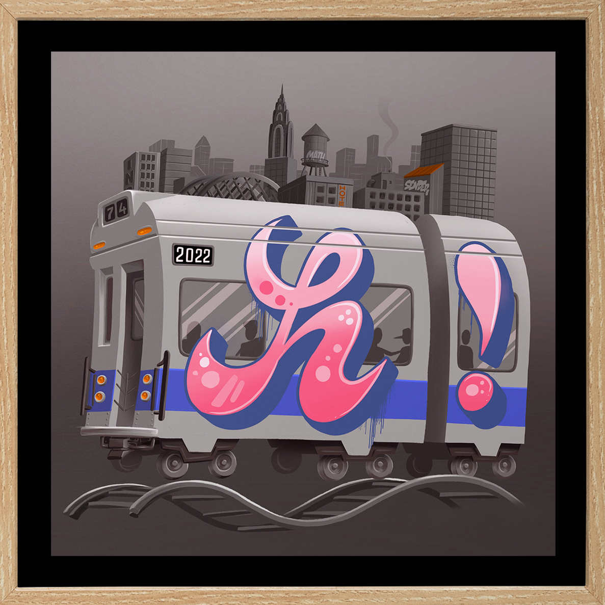 Letter 'H' - Giclée print
